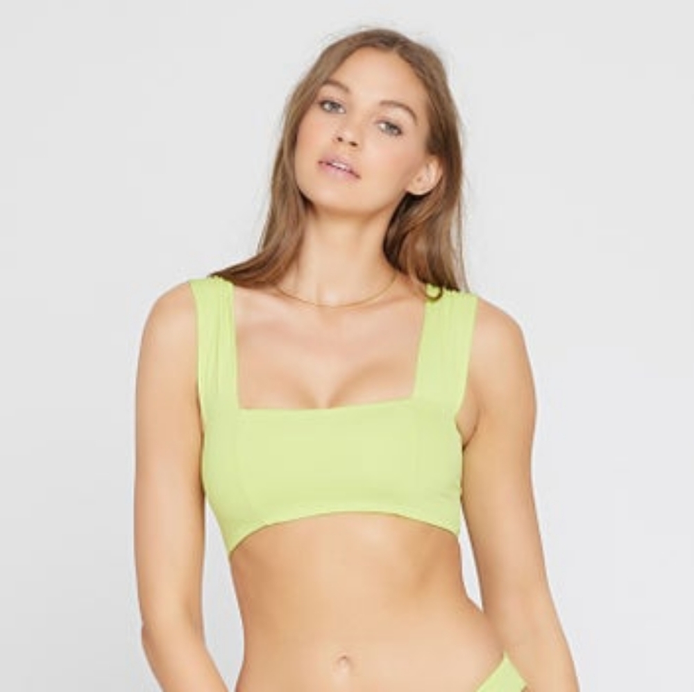 L*Space Parker Bikini Top Green